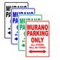 Nissan Murano Parking Only All Others Will Be Towed Aluminum Decor Garage Sign