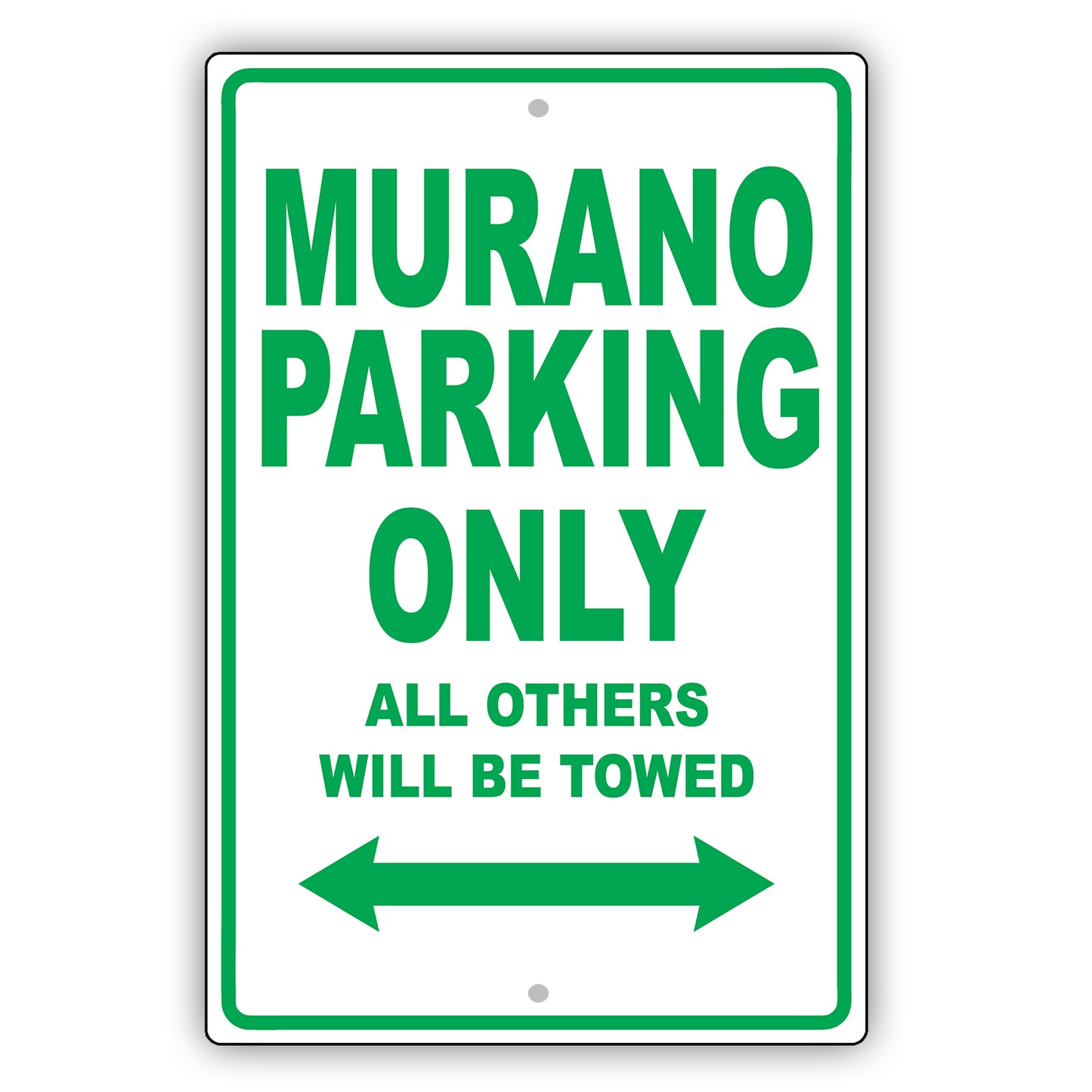 Nissan Murano Parking Only All Others Will Be Towed Aluminum Decor Garage Sign