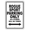 Nissan Rogue Sport Parking Only All Others Will Be Towed Aluminum Decor Garage Sign