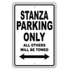 Nissan Stanza Parking Only All Others Will Be Towed Aluminum Decor Garage Sign