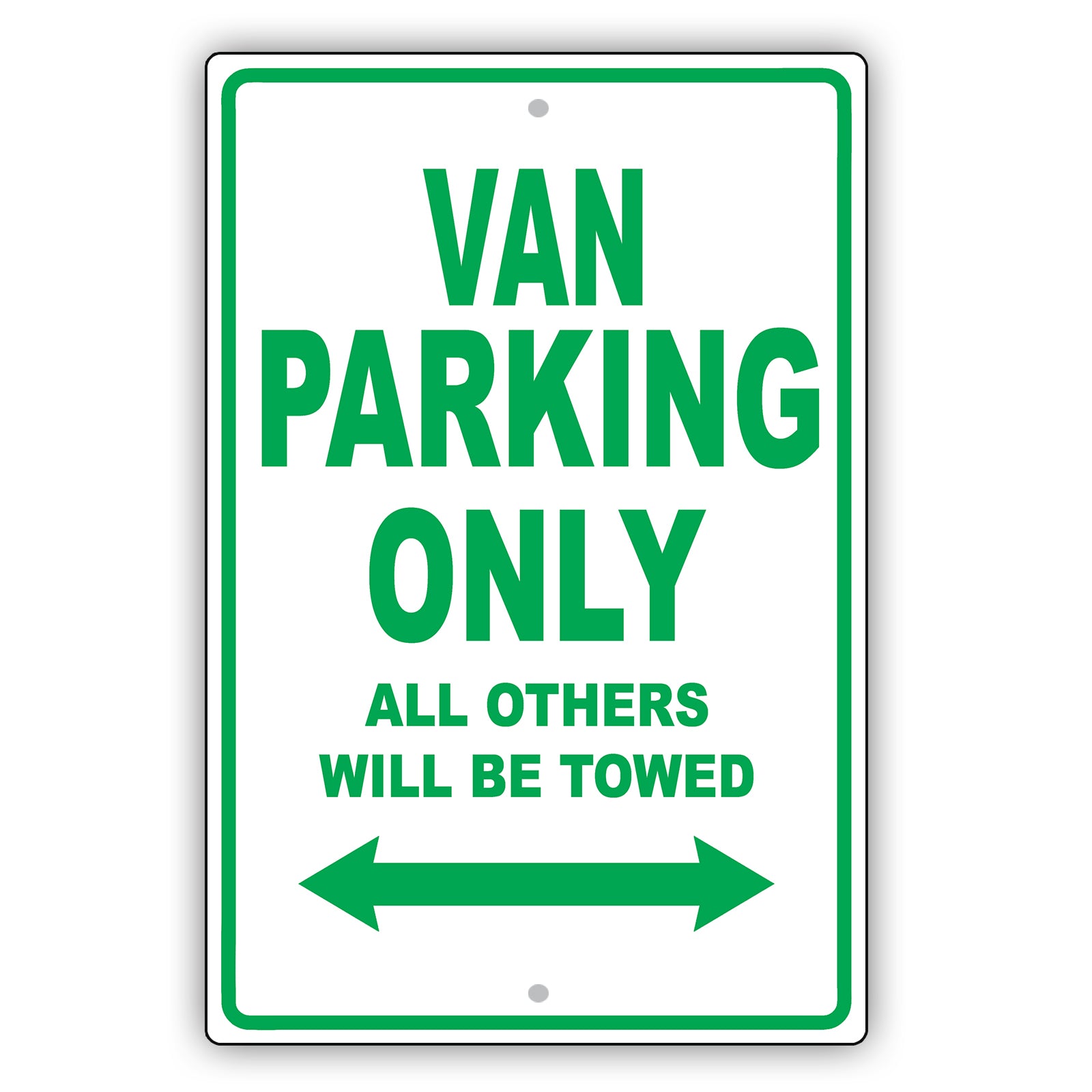 Nissan Van Parking Only All Others Will Be Towed Aluminum Decor Garage Sign