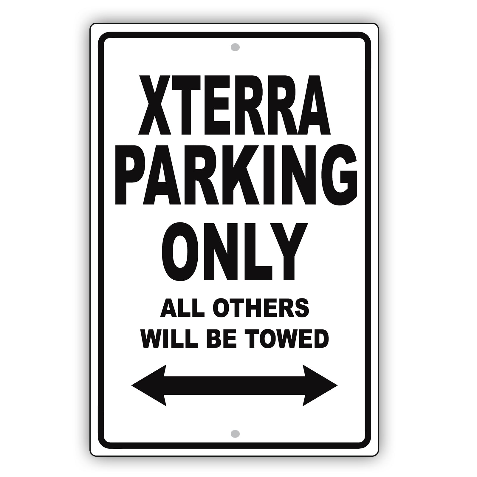 Nissan Xterra Parking Only All Others Will Be Towed Aluminum Decor Garage Sign