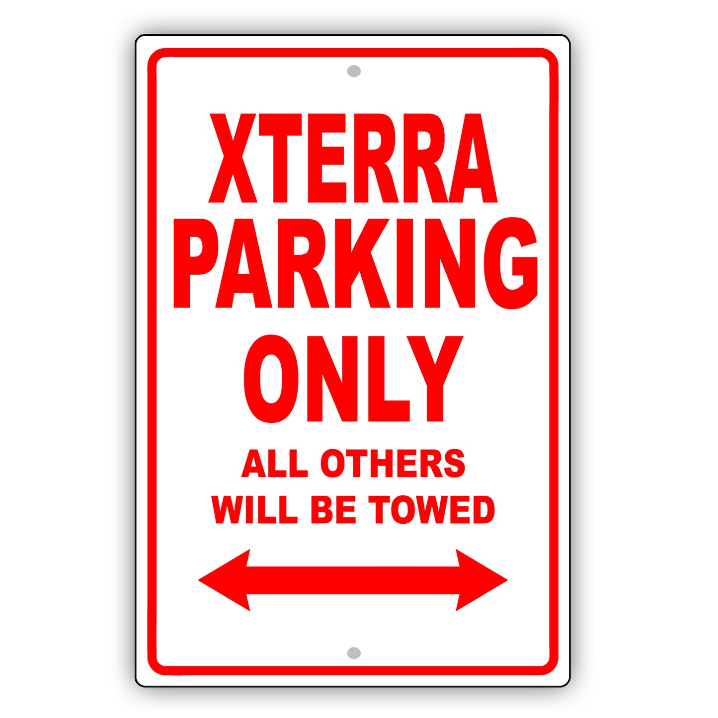 Nissan Xterra Parking Only All Others Will Be Towed Aluminum Decor Garage Sign