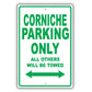 Rolls Royce Corniche Parking Only All Others Will Be Towed Aluminum Decor Garage Sign
