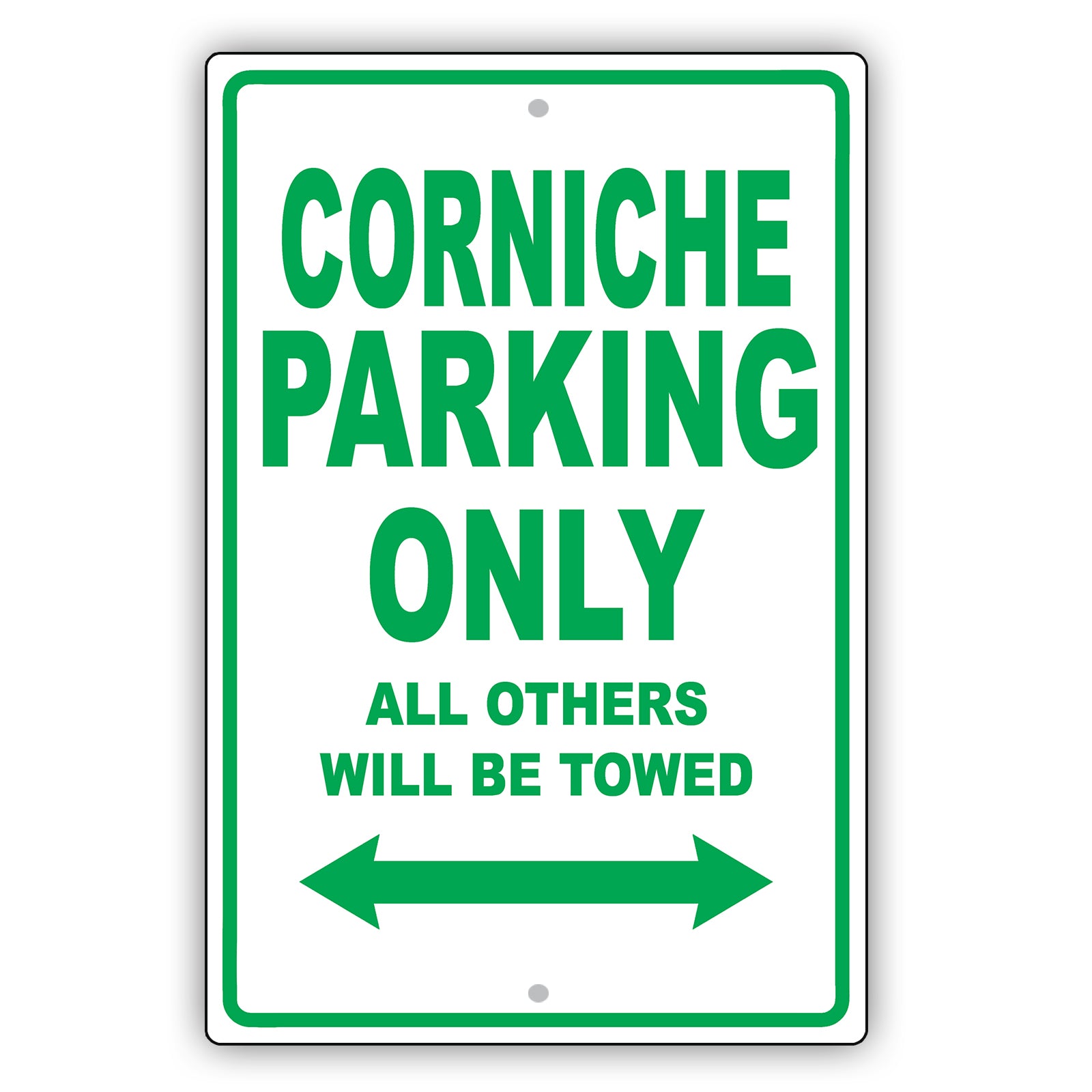 Rolls Royce Corniche Parking Only All Others Will Be Towed Aluminum Decor Garage Sign