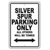 Rolls Royce Silver Spur Parking Only All Others Will Be Towed Aluminum Garage Sign