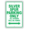 Rolls Royce Silver Spur Parking Only All Others Will Be Towed Aluminum Garage Sign