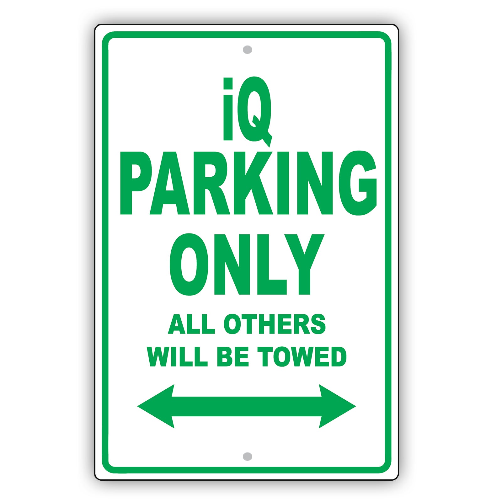 Scion Iq Parking Only All Others Will Be Towed Aluminum Decor Garage Sign