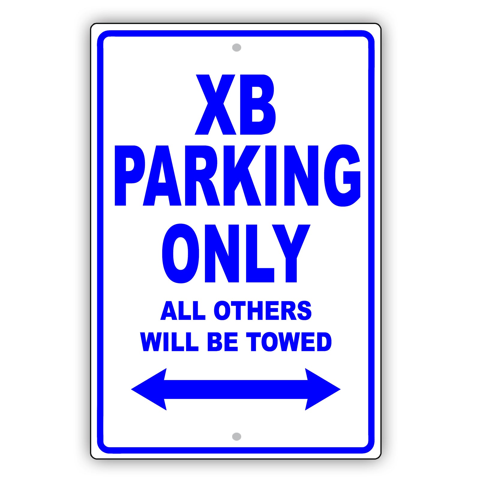 Scion Xb Parking Only All Others Will Be Towed Aluminum Decor Garage Sign