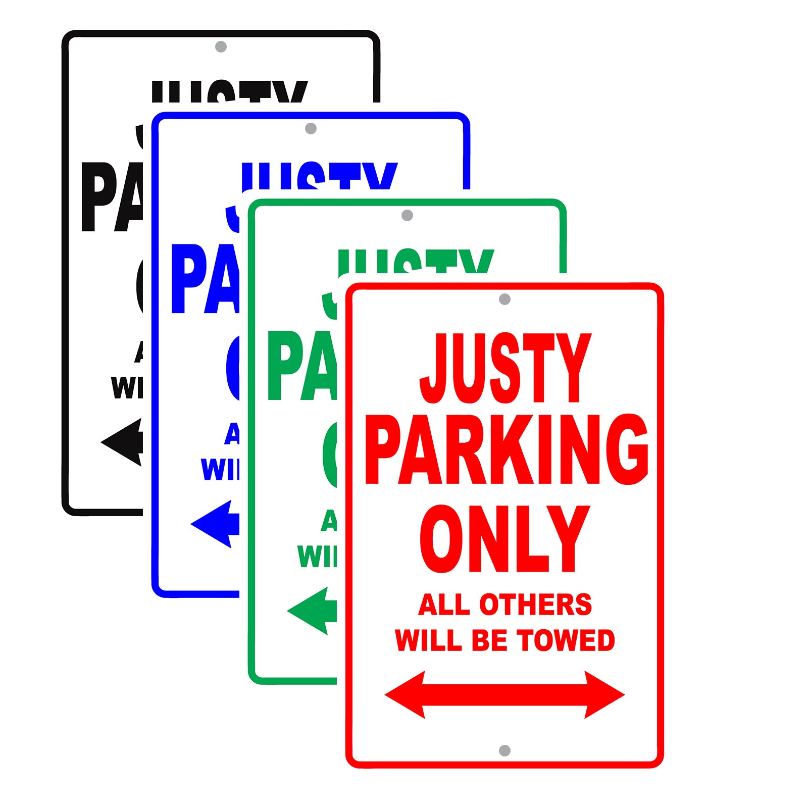 Subaru Justy Parking Only All Others Will Be Towed Aluminum Decor Garage Sign
