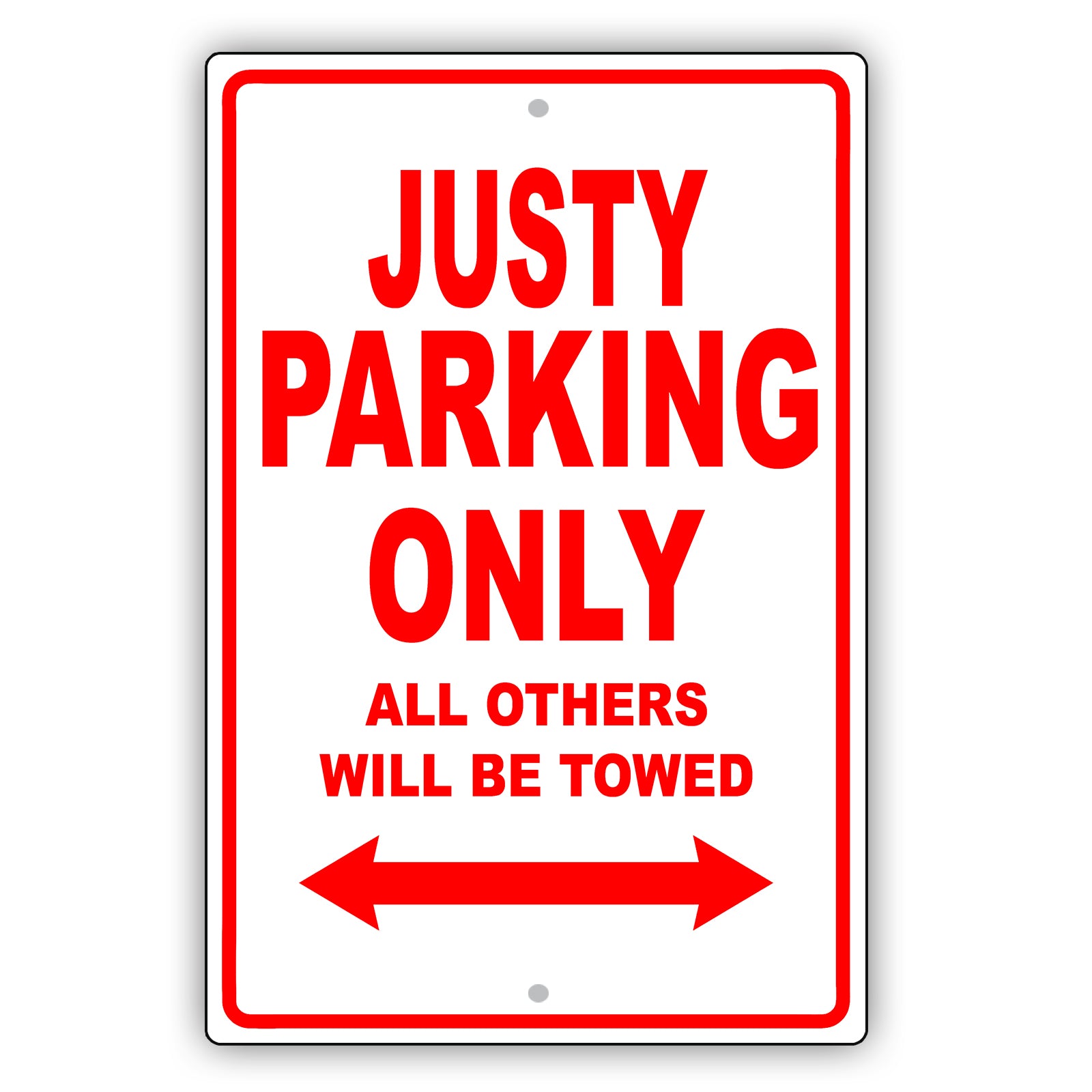 Subaru Justy Parking Only All Others Will Be Towed Aluminum Decor Garage Sign