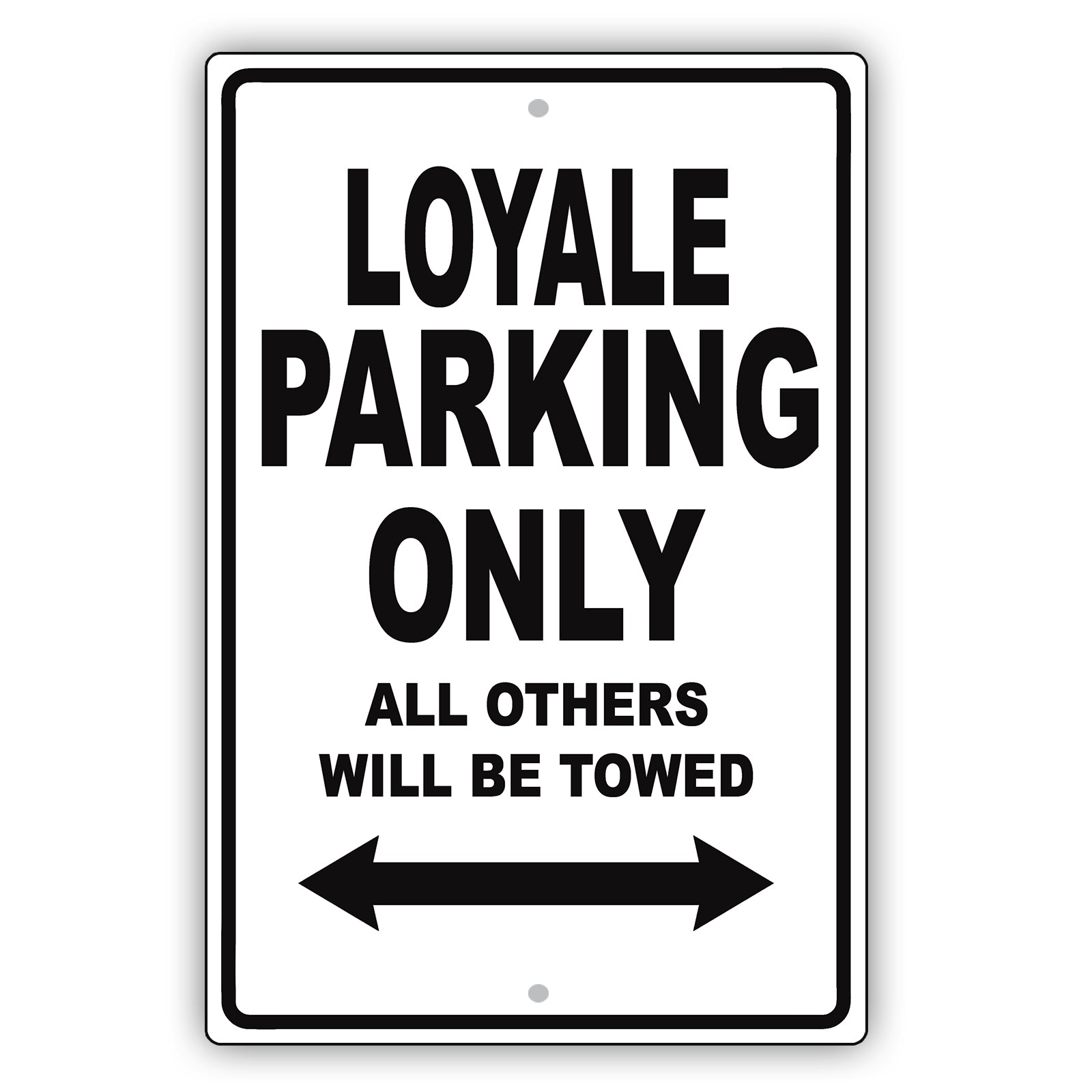 Subaru Loyale Parking Only All Others Will Be Towed Aluminum Decor Garage Sign
