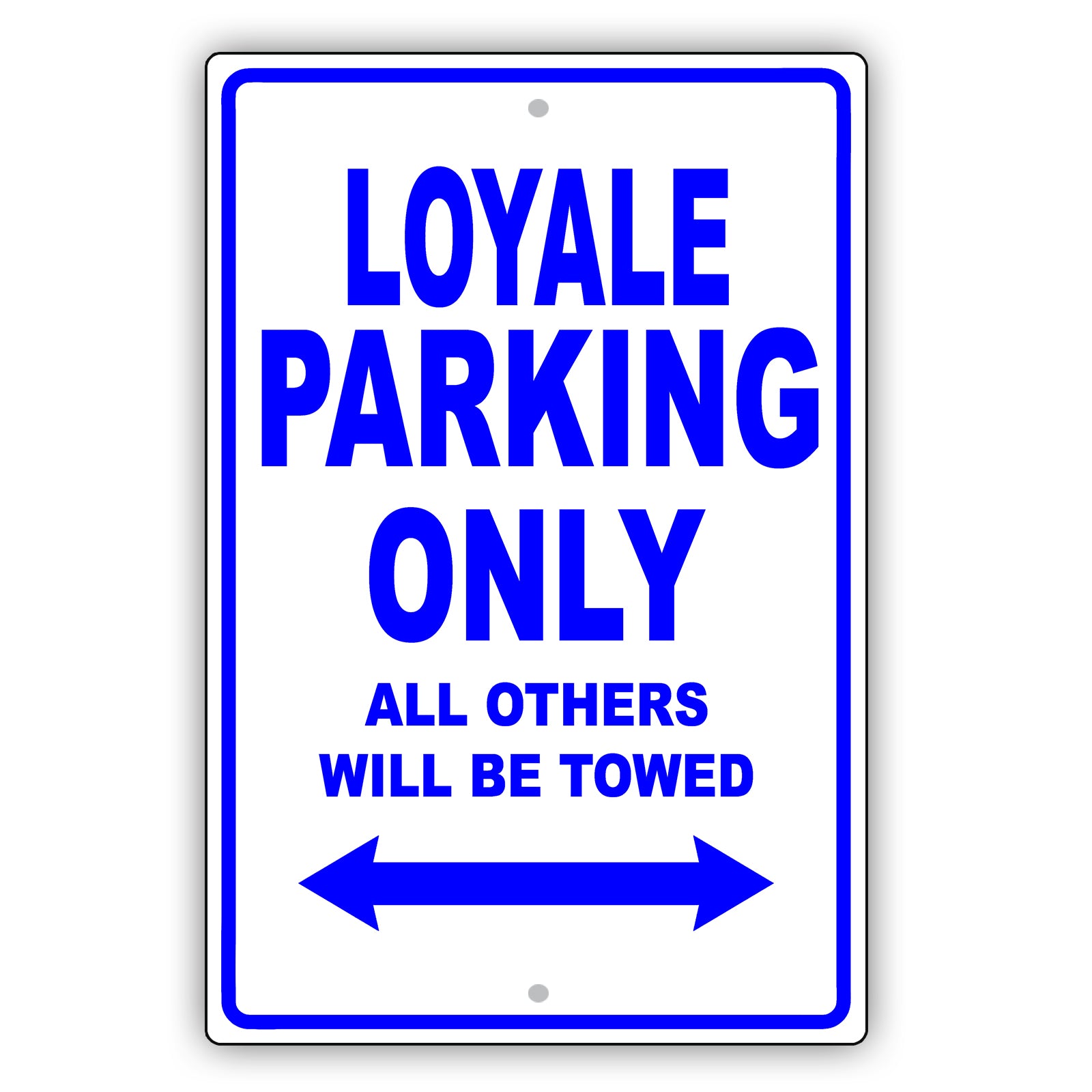 Subaru Loyale Parking Only All Others Will Be Towed Aluminum Decor Garage Sign