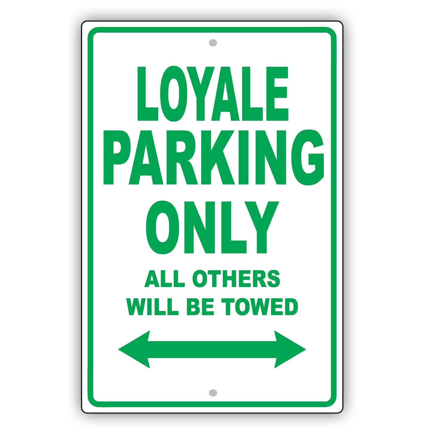Subaru Loyale Parking Only All Others Will Be Towed Aluminum Decor Garage Sign