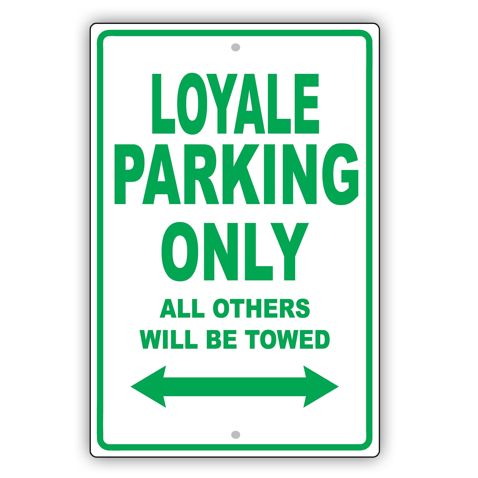 Subaru Loyale Parking Only All Others Will Be Towed Aluminum Decor Garage Sign