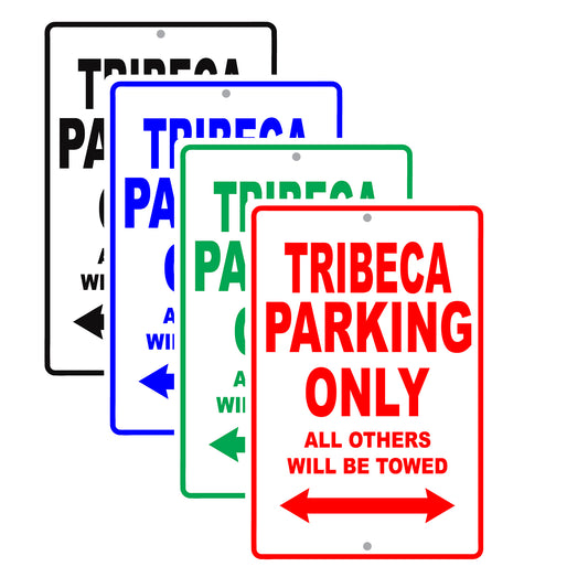 Subaru Tribeca Parking Only All Others Will Be Towed Aluminum Decor Garage Sign