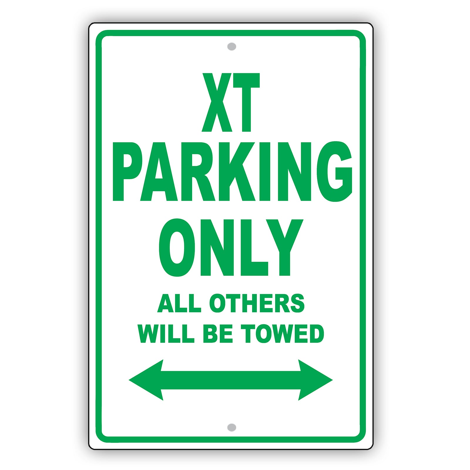 Subaru Xt Parking Only All Others Will Be Towed Aluminum Decor Garage Sign