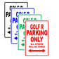 Volkswagen Golf R Parking Only All Others Will Be Towed Aluminum Decor Garage Sign
