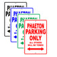 Volkswagen Phaeton Parking Only All Others Will Be Towed Aluminum Decor Garage Sign