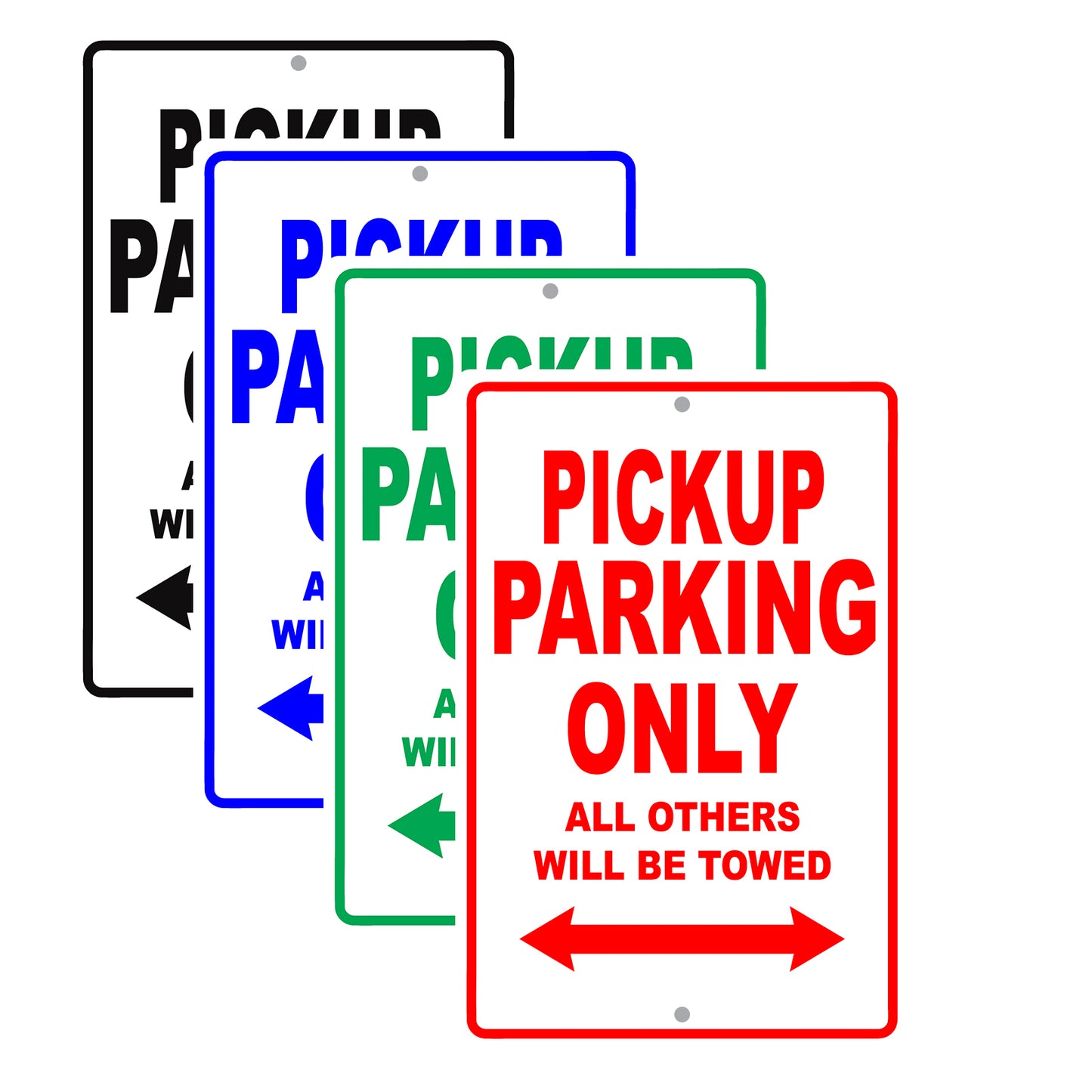 Volkswagen Pickup Parking Only All Others Will Be Towed Aluminum Decor Garage Sign