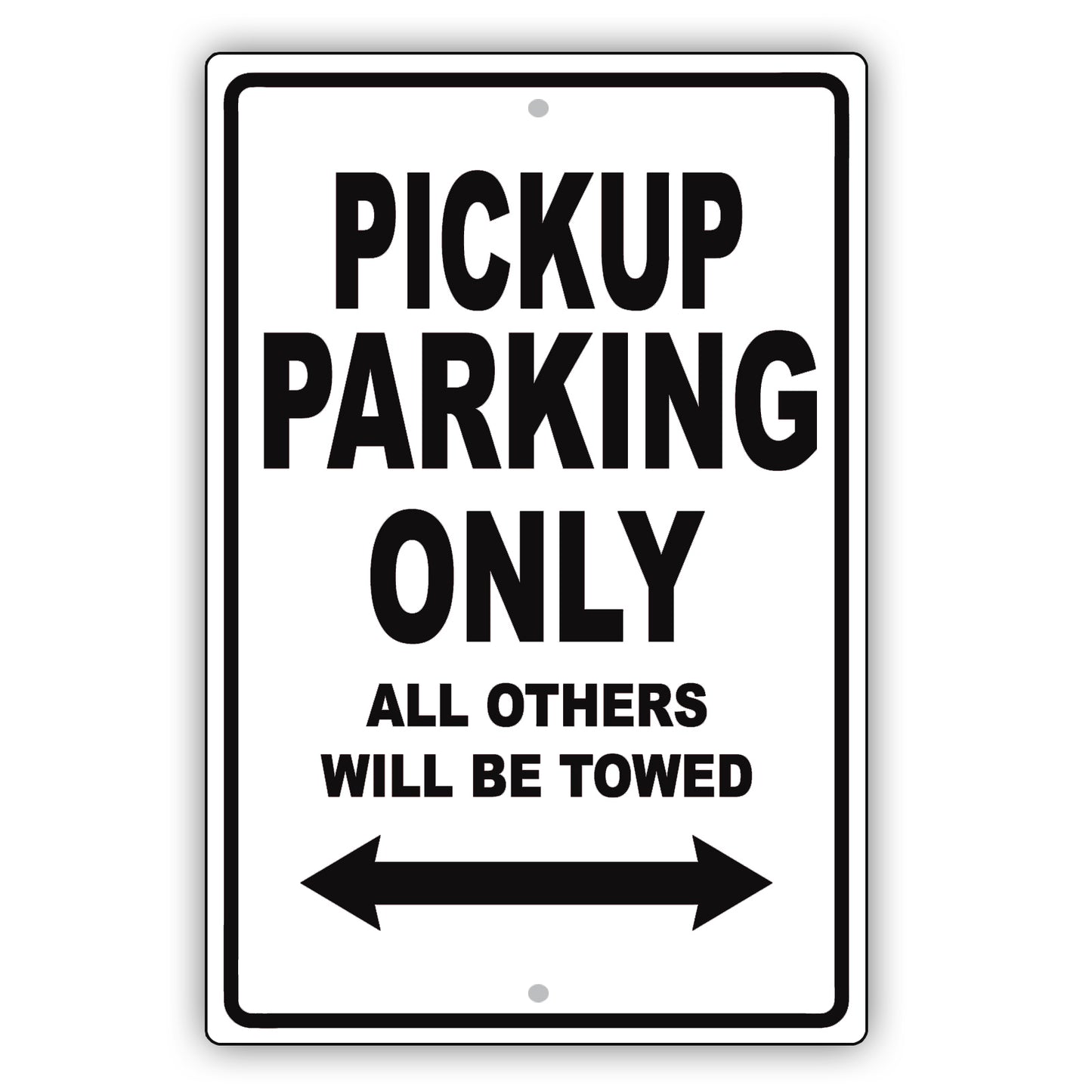 Volkswagen Pickup Parking Only All Others Will Be Towed Aluminum Decor Garage Sign