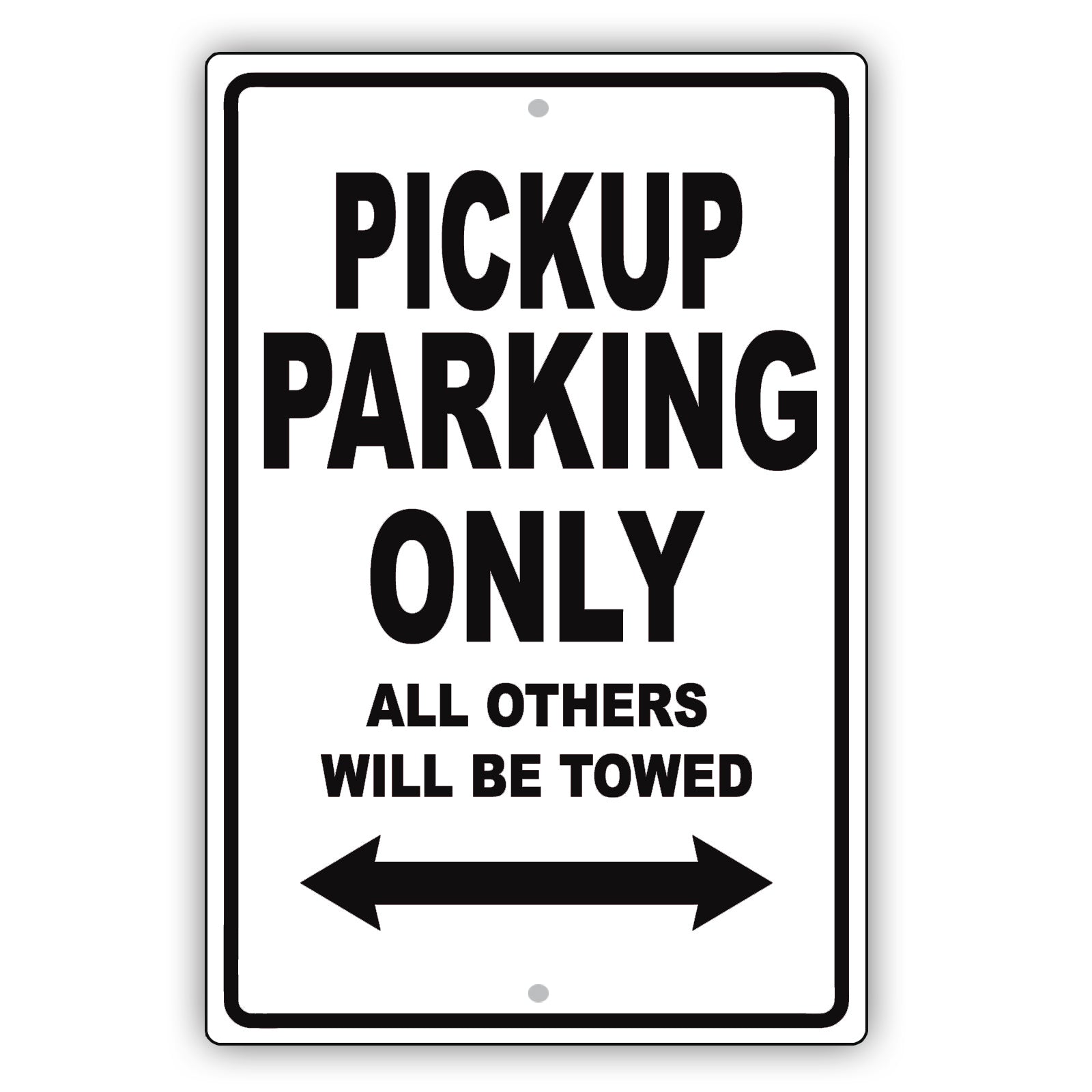 Volkswagen Pickup Parking Only All Others Will Be Towed Aluminum Decor Garage Sign