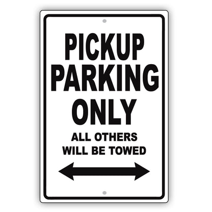 Volkswagen Pickup Parking Only All Others Will Be Towed Aluminum Decor Garage Sign