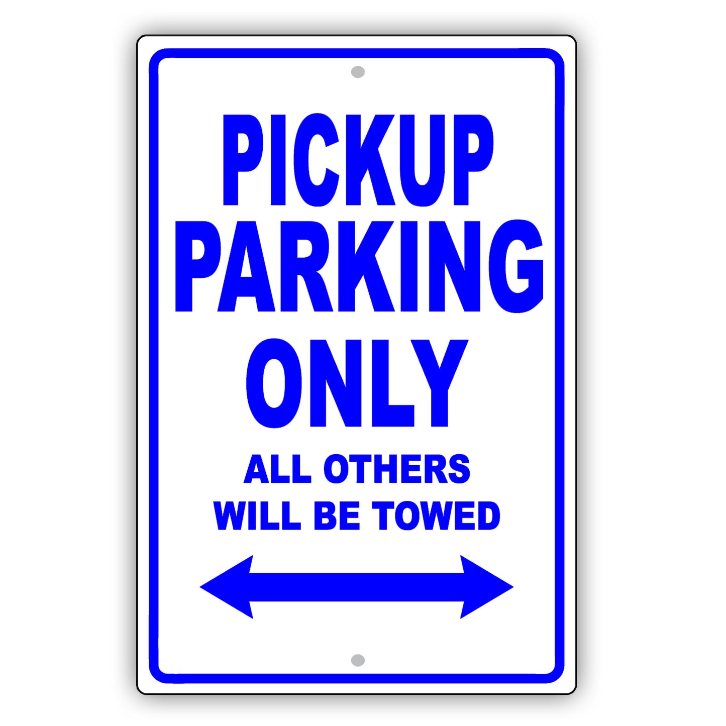 Volkswagen Pickup Parking Only All Others Will Be Towed Aluminum Decor Garage Sign