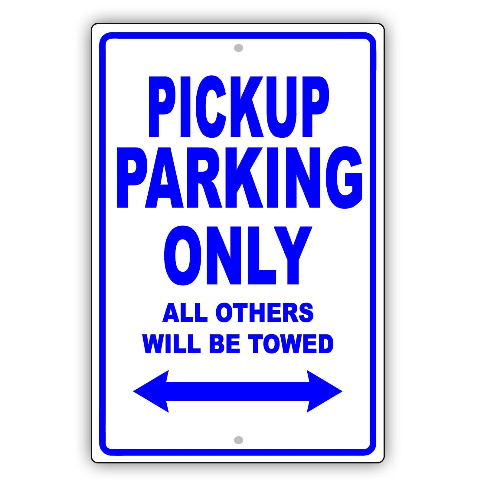 Volkswagen Pickup Parking Only All Others Will Be Towed Aluminum Decor Garage Sign