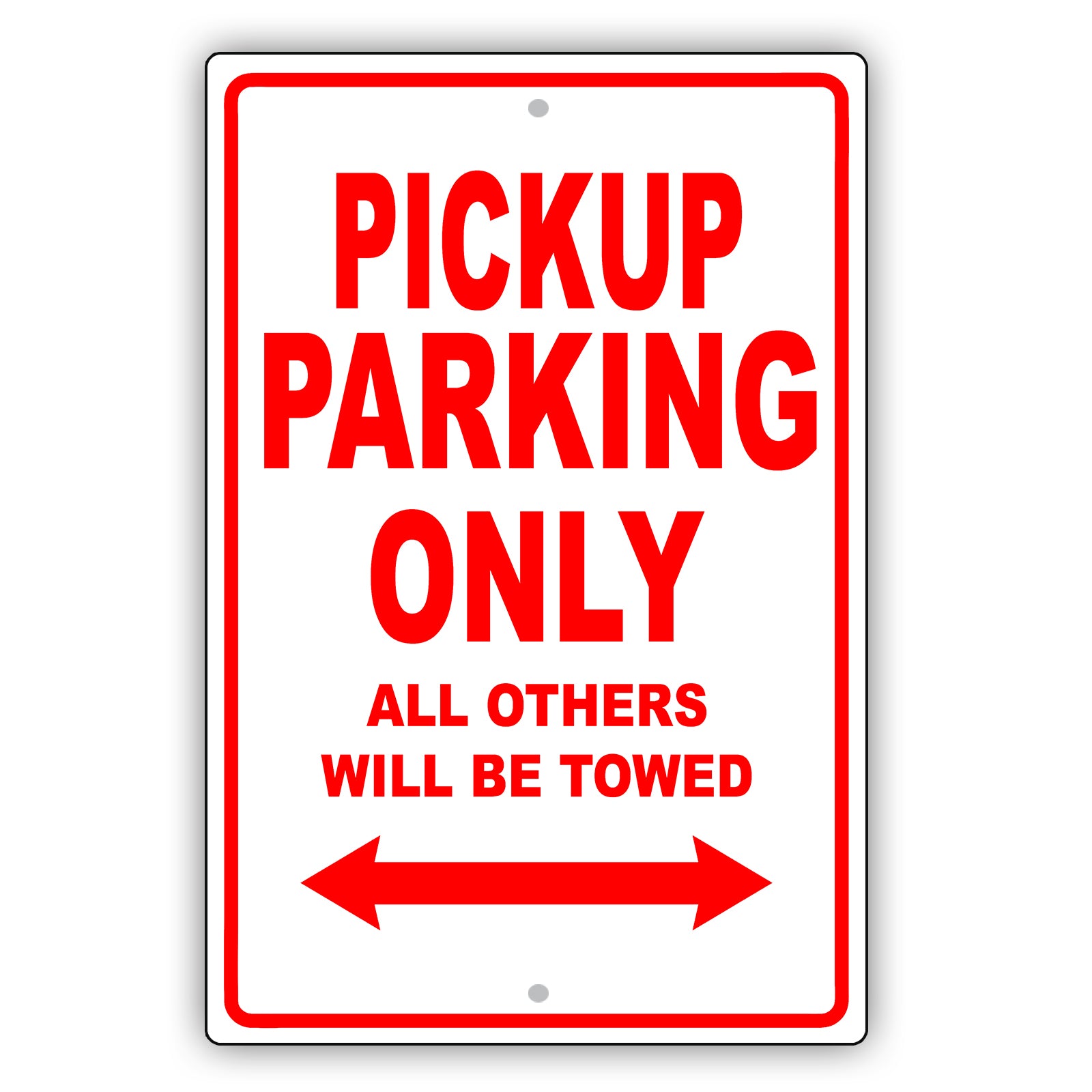 Volkswagen Pickup Parking Only All Others Will Be Towed Aluminum Decor Garage Sign