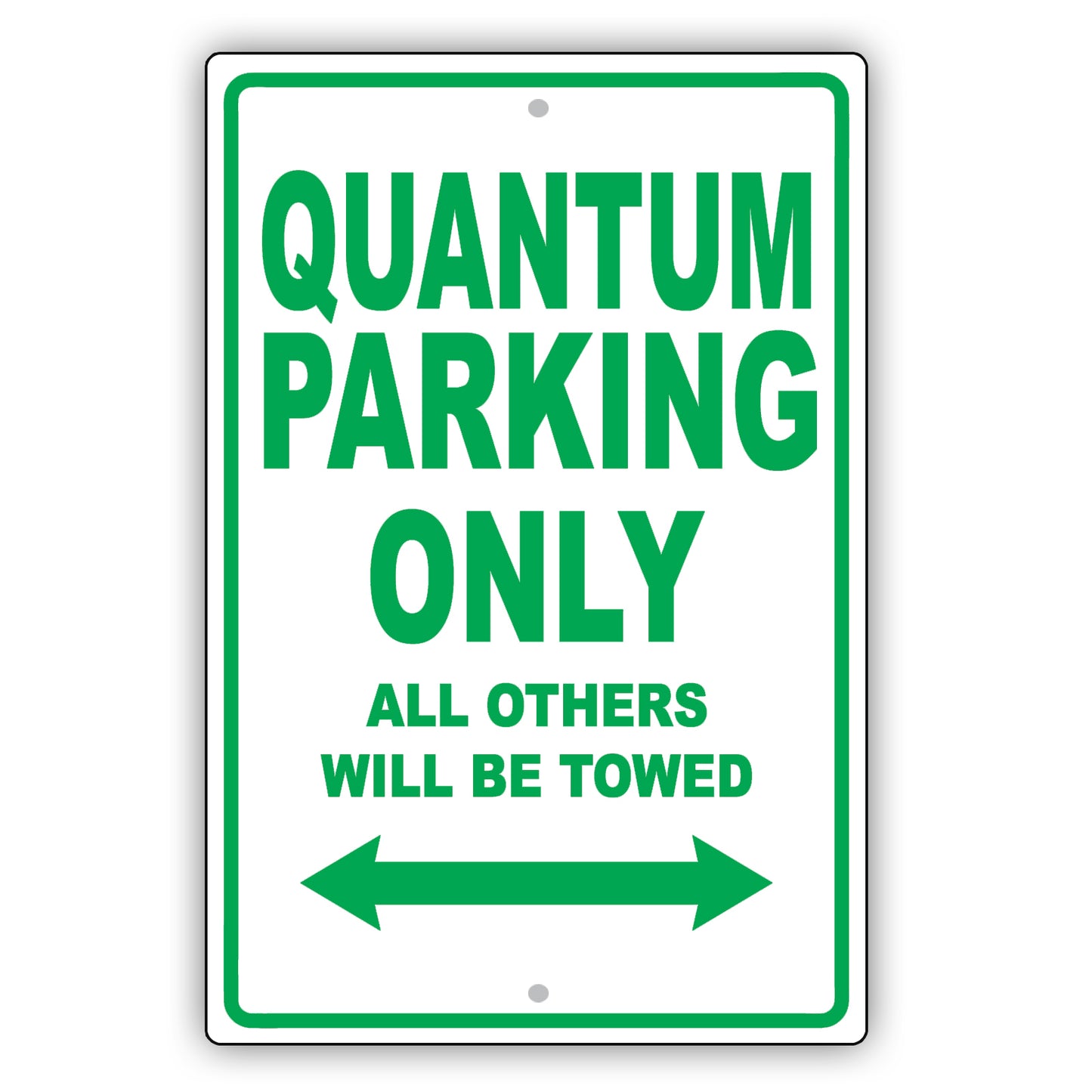Volkswagen Quantum Parking Only All Others Will Be Towed Aluminum Decor Garage Sign