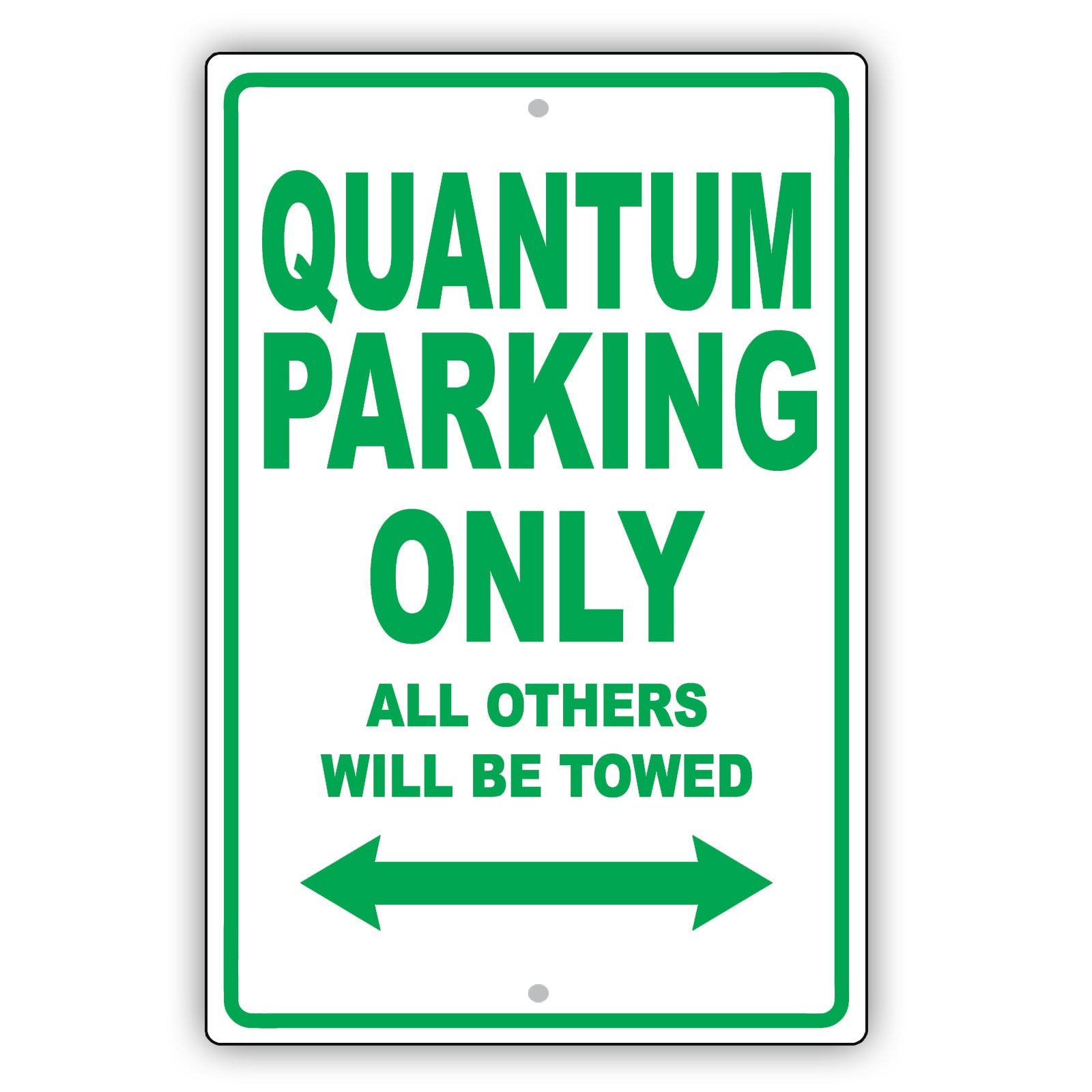 Volkswagen Quantum Parking Only All Others Will Be Towed Aluminum Decor Garage Sign