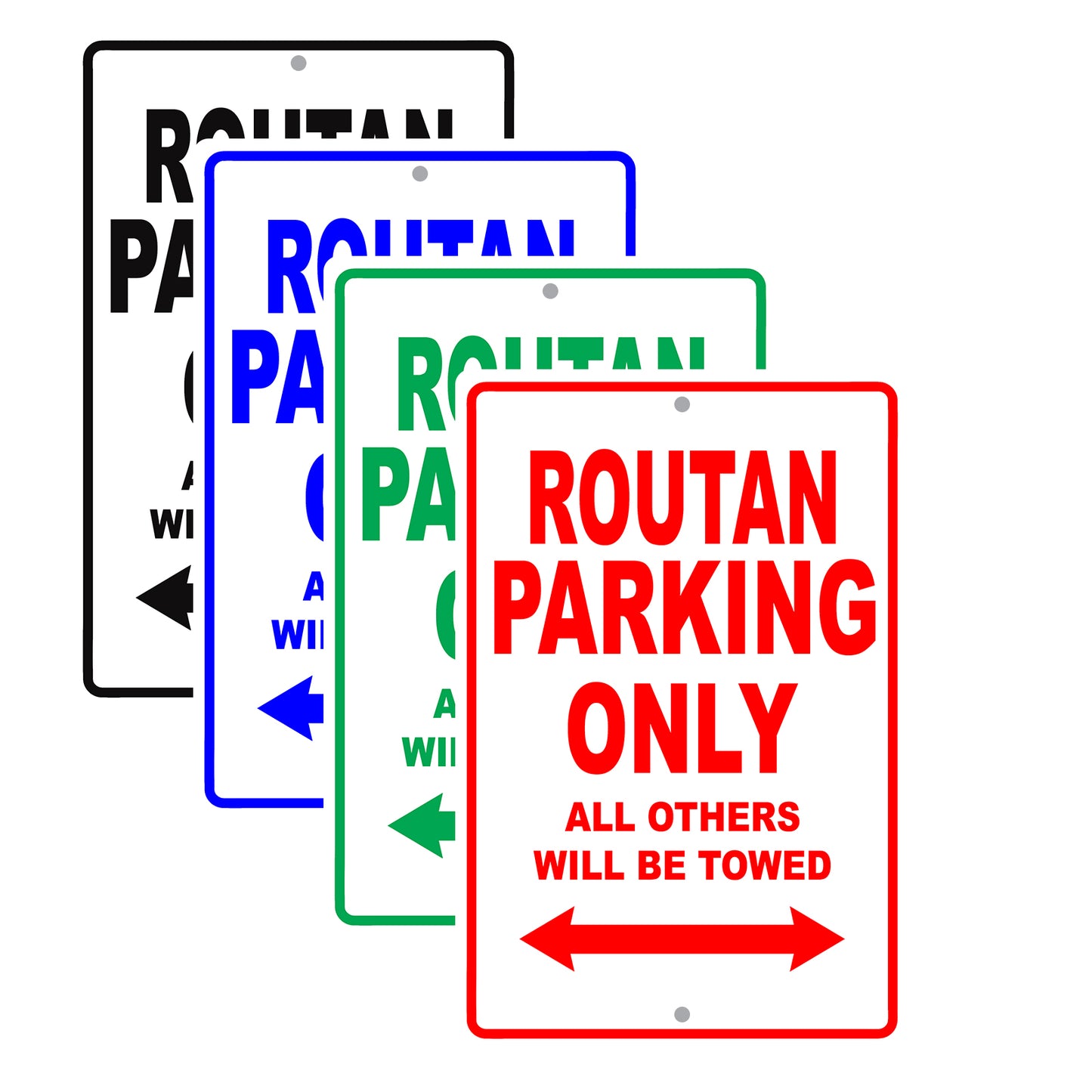 Volkswagen Routan Parking Only All Others Will Be Towed Aluminum Decor Garage Sign