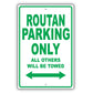 Volkswagen Routan Parking Only All Others Will Be Towed Aluminum Decor Garage Sign