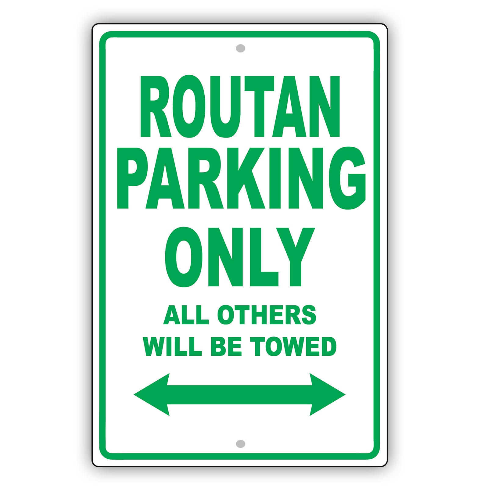 Volkswagen Routan Parking Only All Others Will Be Towed Aluminum Decor Garage Sign