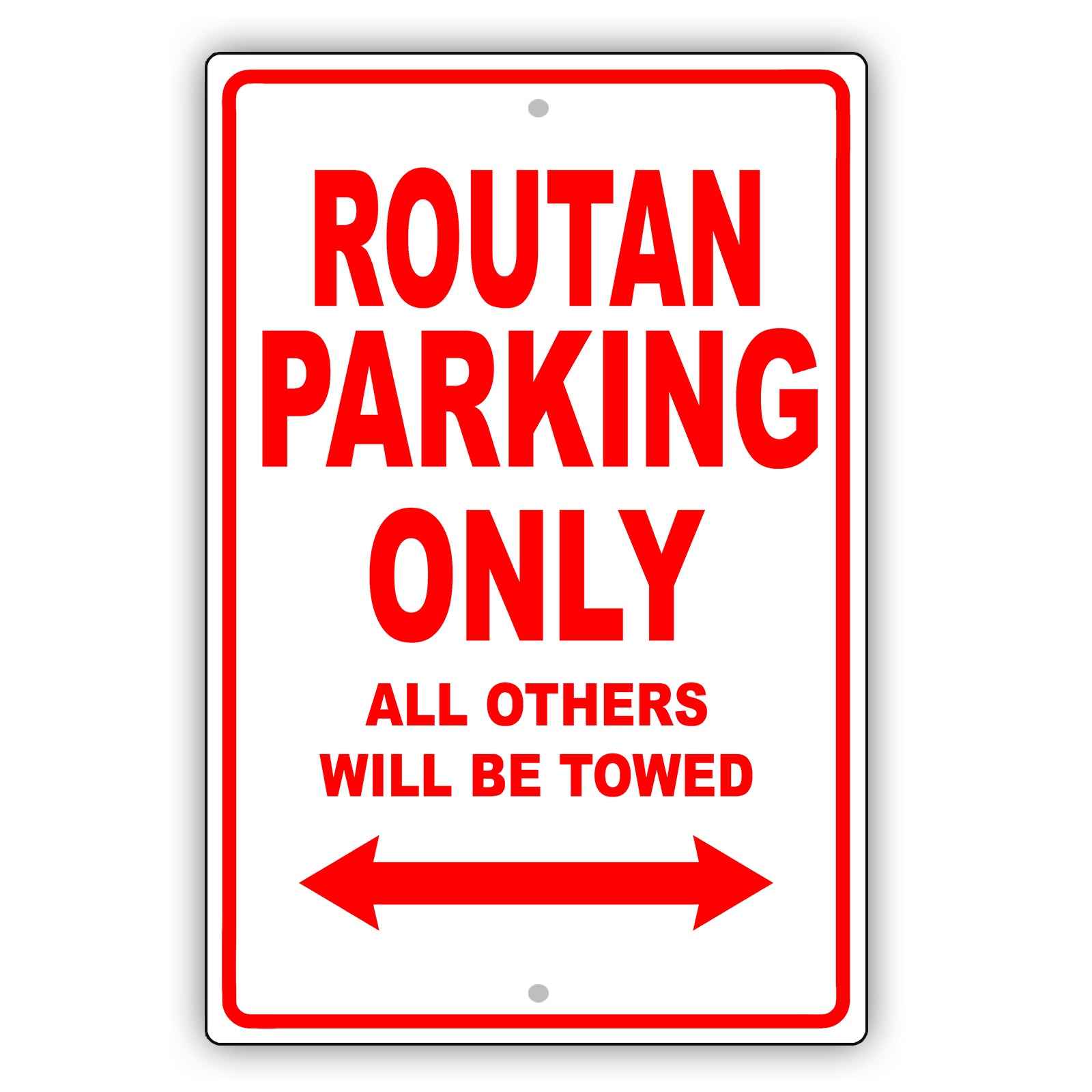 Volkswagen Routan Parking Only All Others Will Be Towed Aluminum Decor Garage Sign