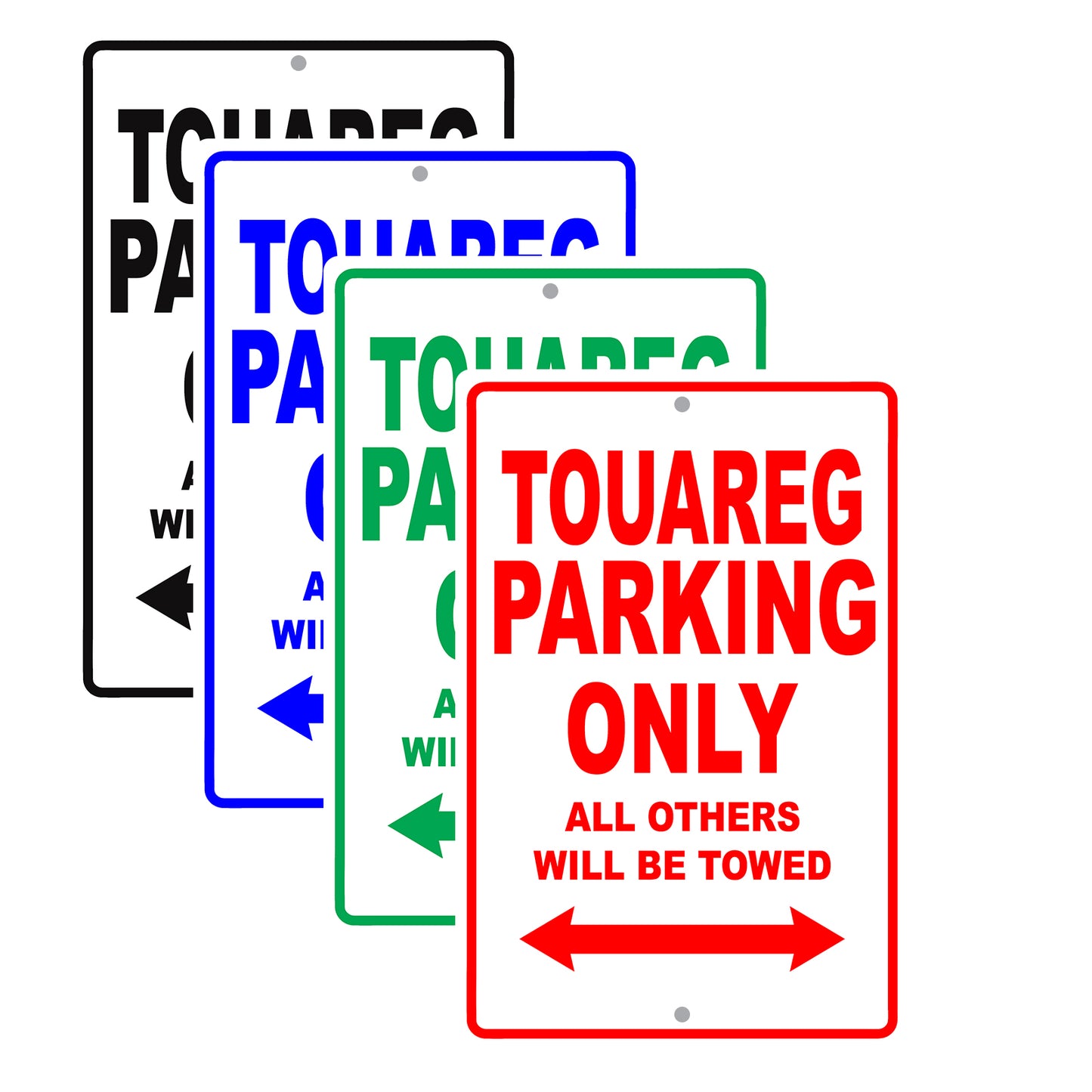 Volkswagen Touareg Parking Only All Others Will Be Towed Aluminum Decor Garage Sign