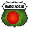Bangladesh Flag Shield Sign
