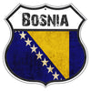 Bosnia Flag Shield Sign