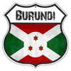 Burundi Flag Shield Sign
