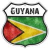 Guyana Flag Shield Sign