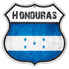 Honduras Flag Shield Sign