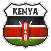 Kenya Flag Shield Sign
