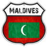 Maldives Flag Shield Sign