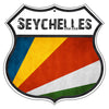 Seychelles Flag Shield Sign