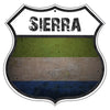 Sierra Flag Shield Sign
