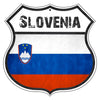 Slovenia Flag Shield Sign