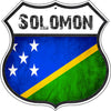 Solomon Flag Shield Sign