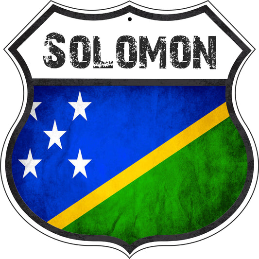 Solomon Flag Shield Sign