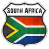South Africa Flag Shield Sign